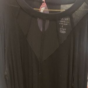 Torrid Black Long Sleeve Top